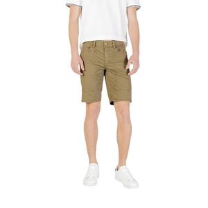 Jeckerson Green Cotton Bermuda Men's Shorts